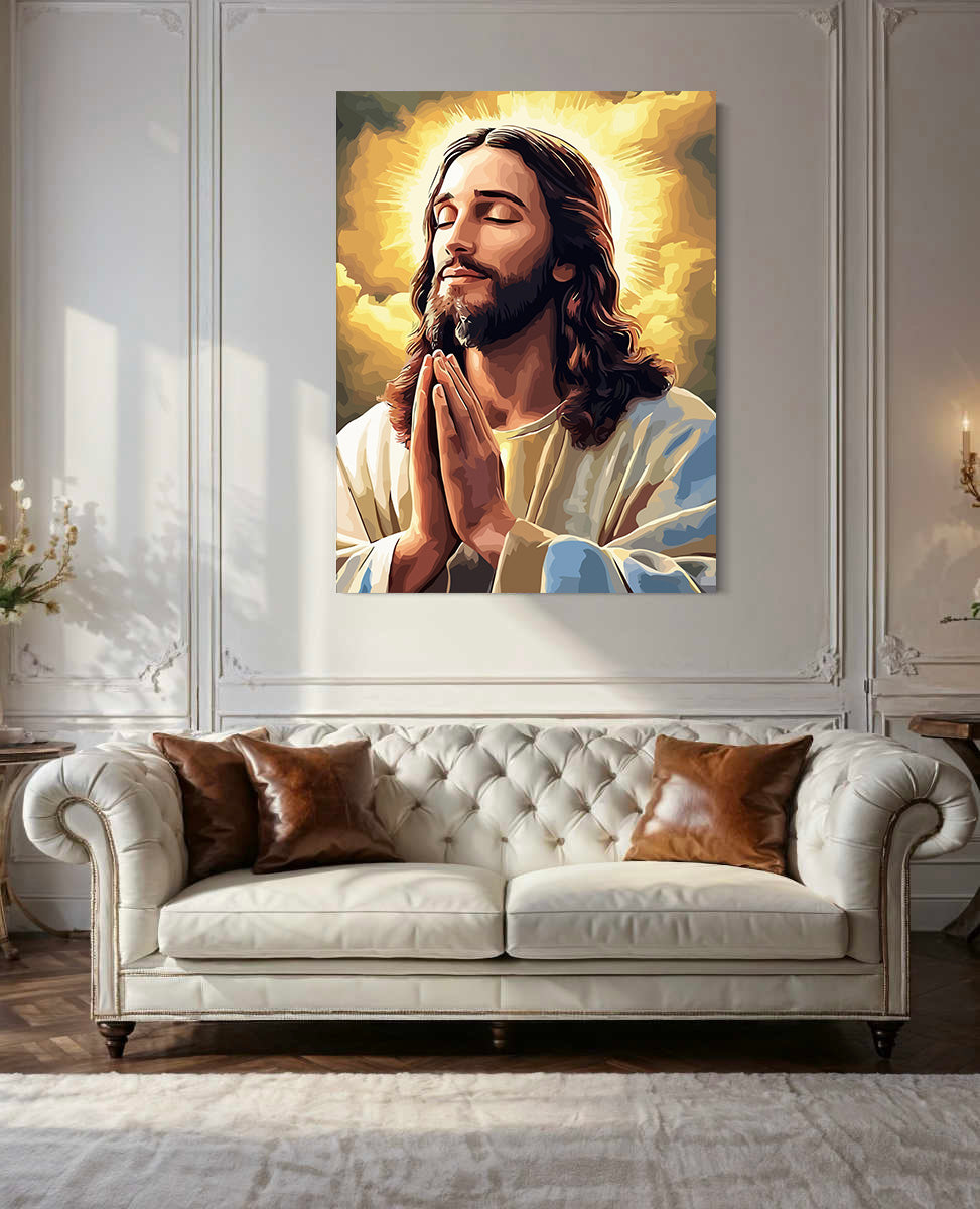 Set Pictură pe numere – Rugăciunea Lui Isus Hristos 6261