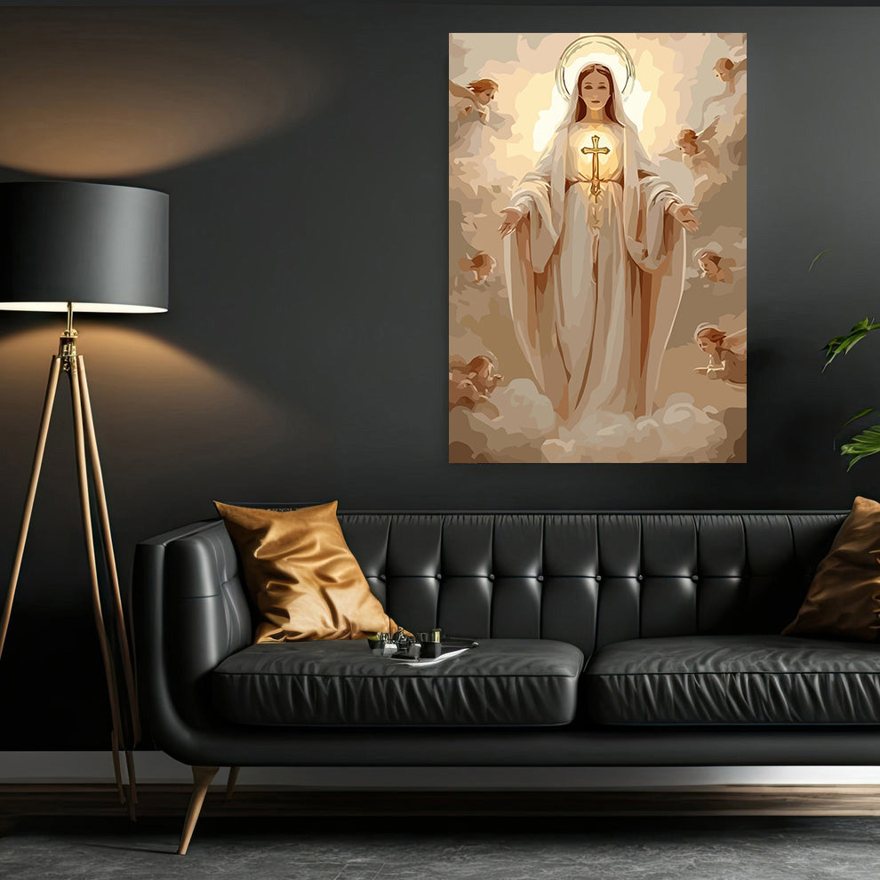 Set Pictură pe numere – Fecioara Maria 6279