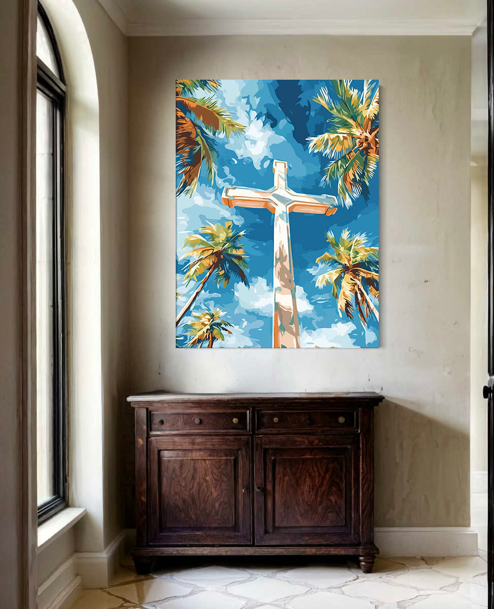 Set Pictură pe numere – Crucea Creștină 6284