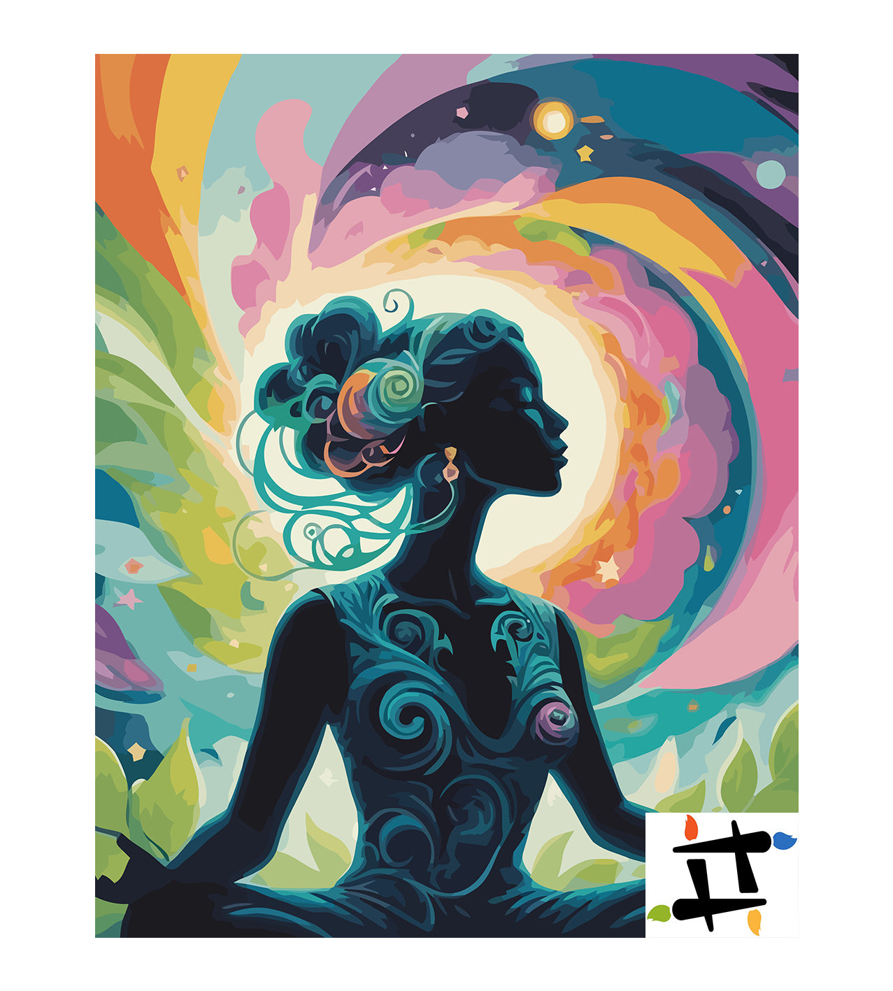 Set Pictură pe numere – Meditație Celestă 6294