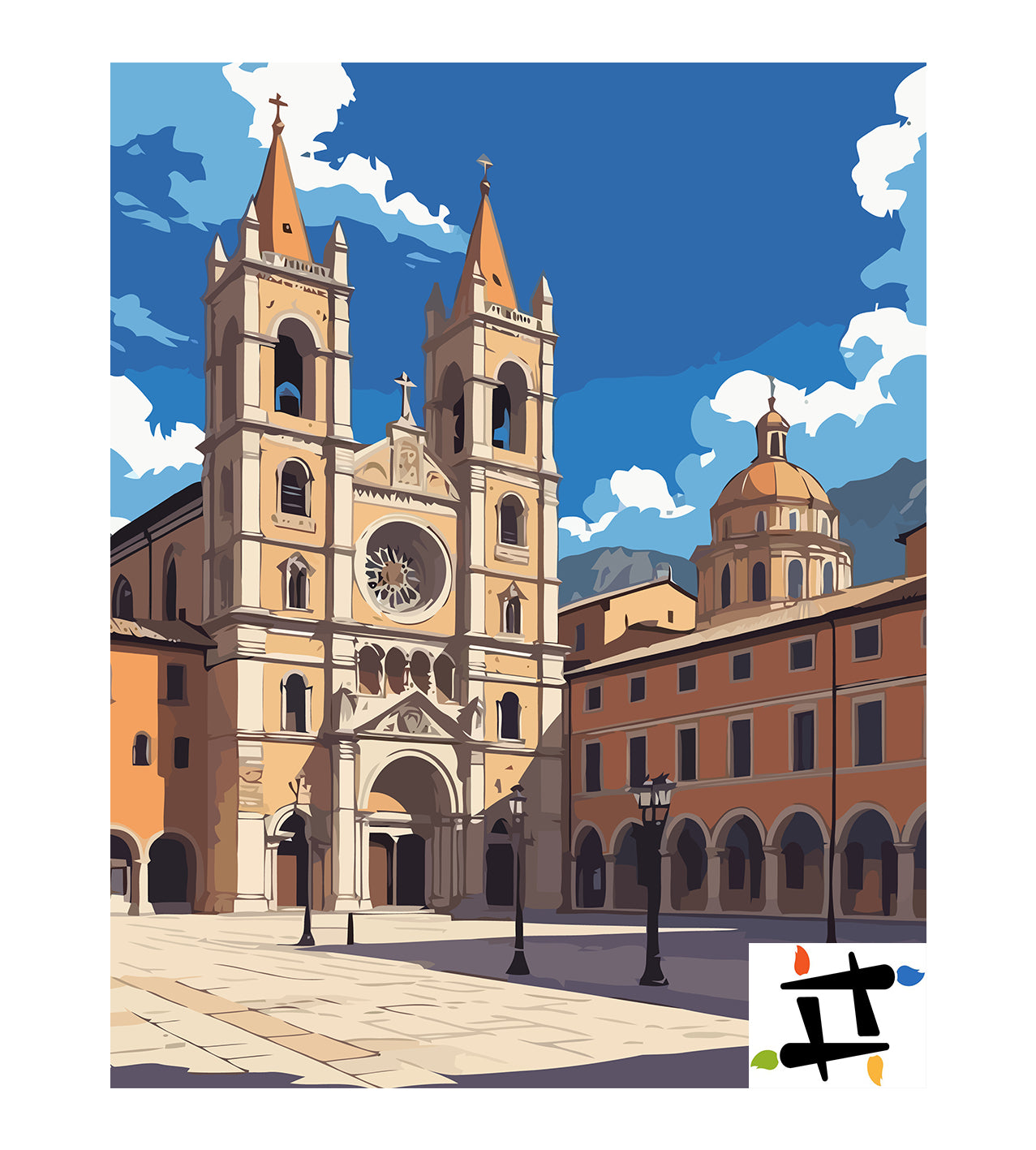 Set Pictură pe numere – Catedrala Modena 6295