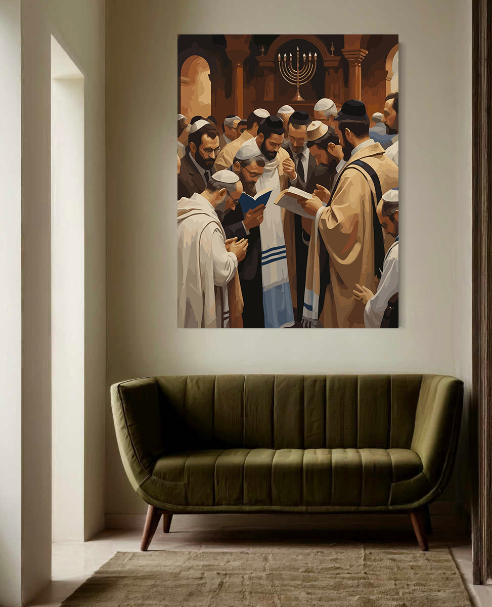 Set Pictură pe numere – Ceremonia De Citire A Torei 6297