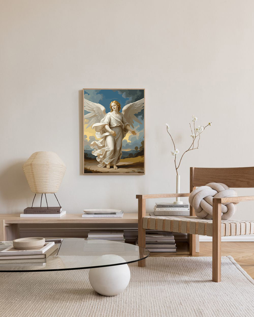 Set Pictură pe numere – Înger Ceresc În Robe Albe 6304