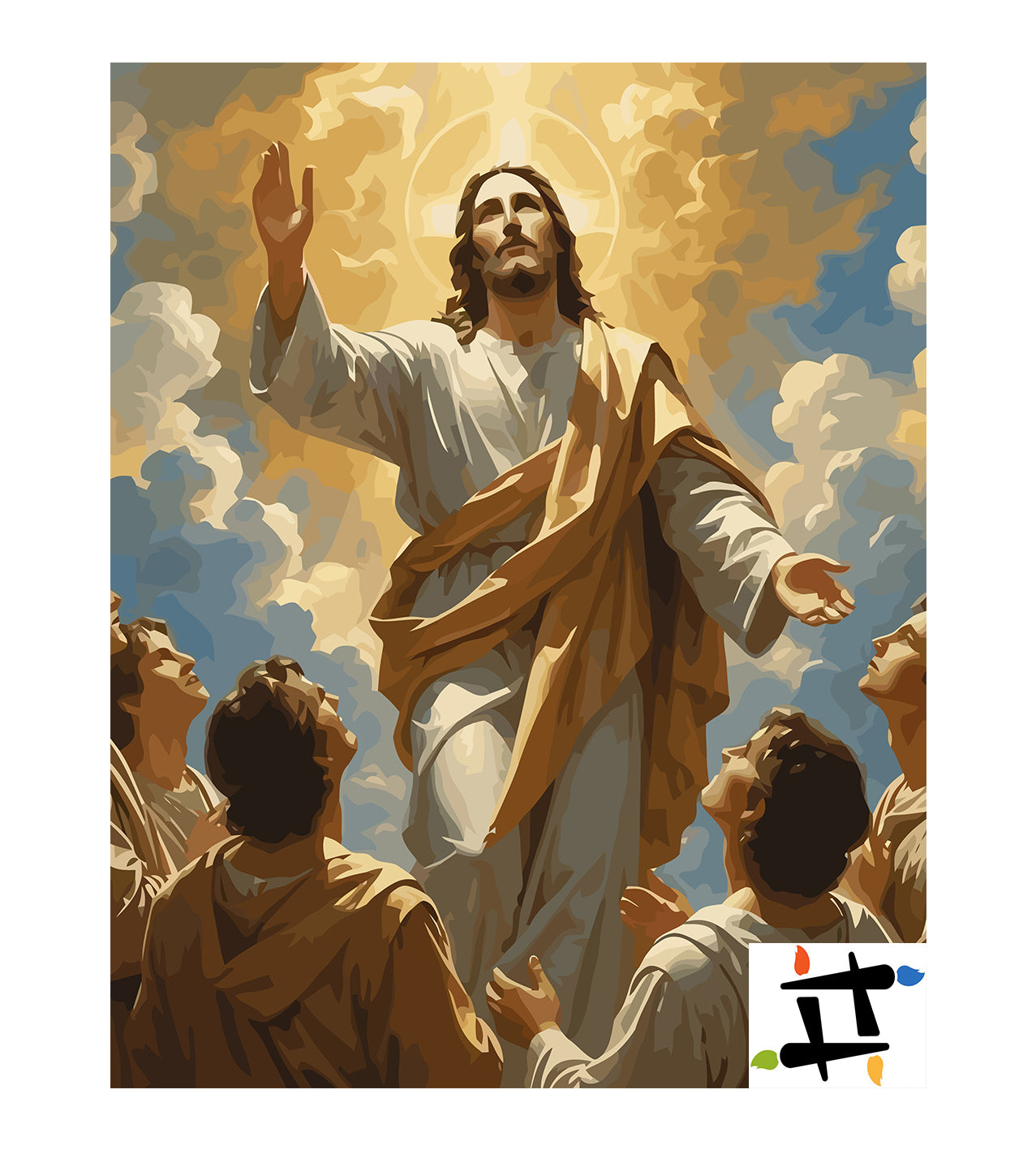 Set Pictură pe numere – Înălțarea Domnului 6323