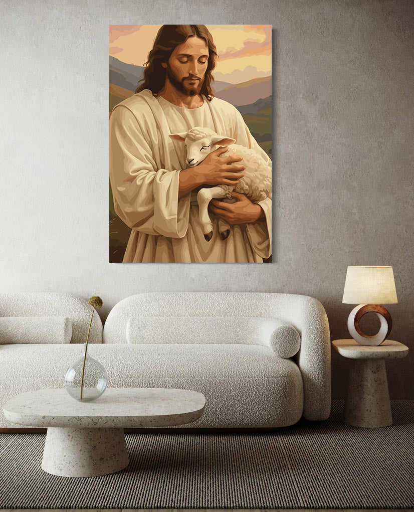 Set Pictură pe numere – Păstorul Cel Bun 6331