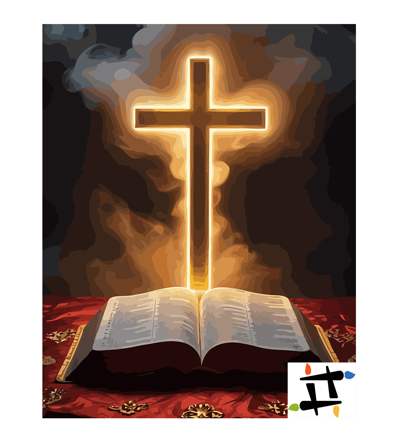 Set Pictură pe numere – Lumina Crucii 6342