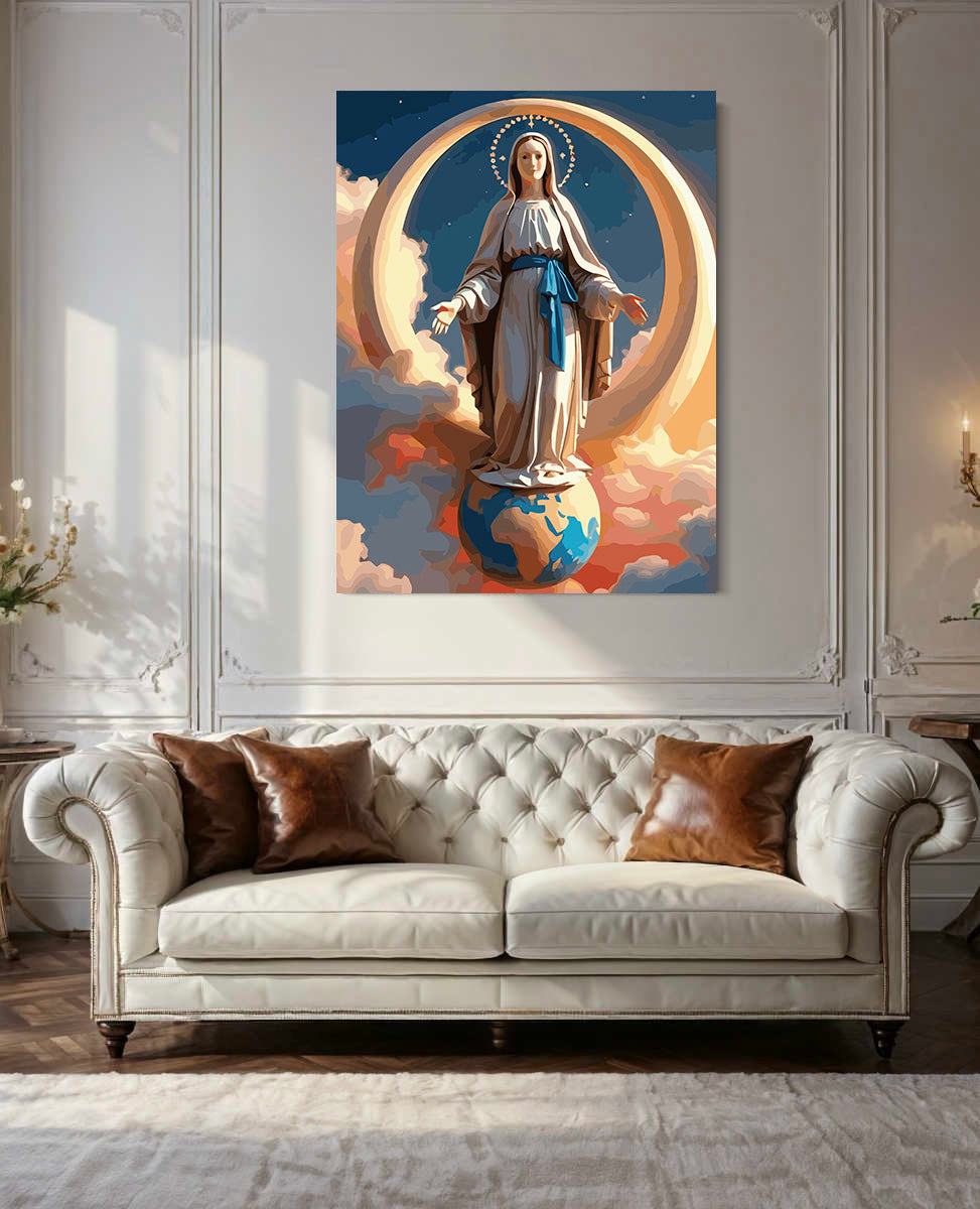 Set Pictură pe numere – Fecioara Maria 6343