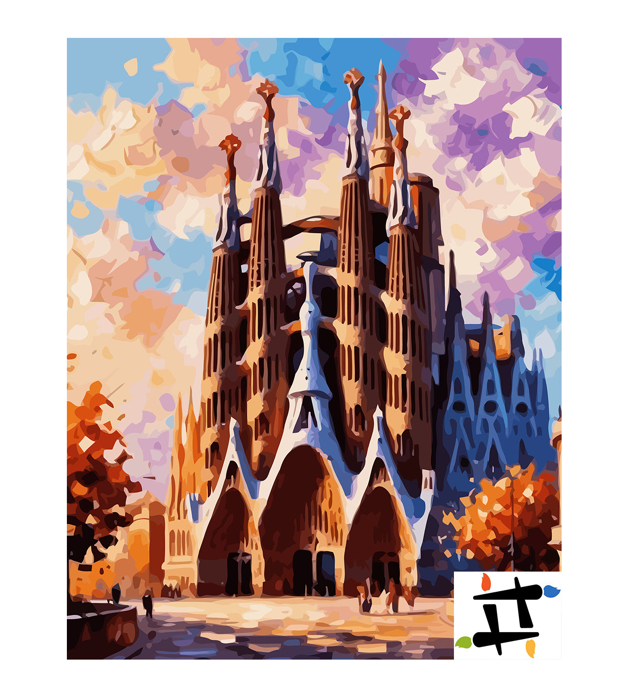 Set Pictură pe numere – Sagrada Familia 6354