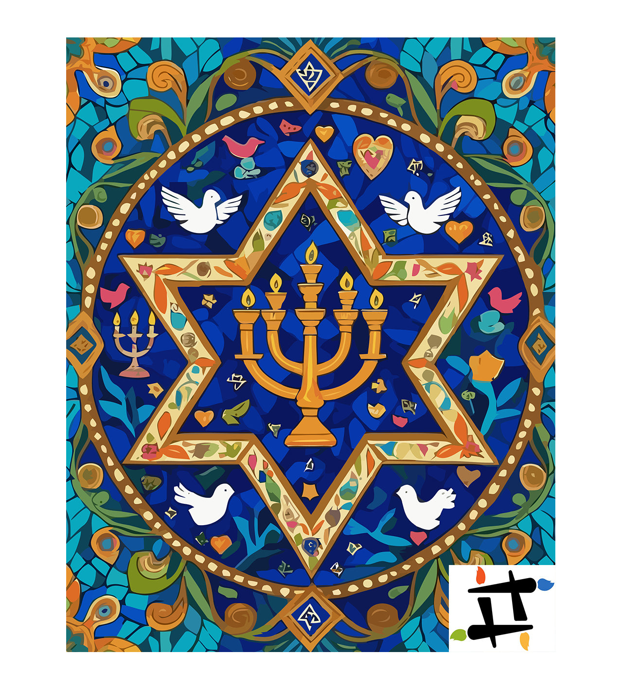 Set Pictură pe numere – Steaua Lui David 6355