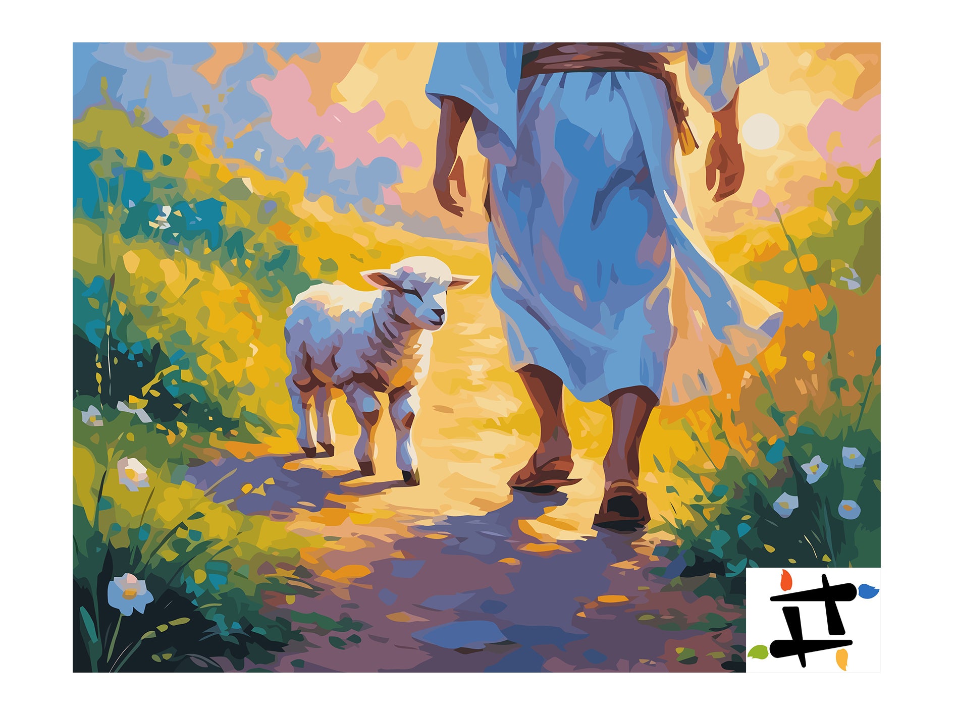 Set Pictură pe numere – Bunul Păstor 6358