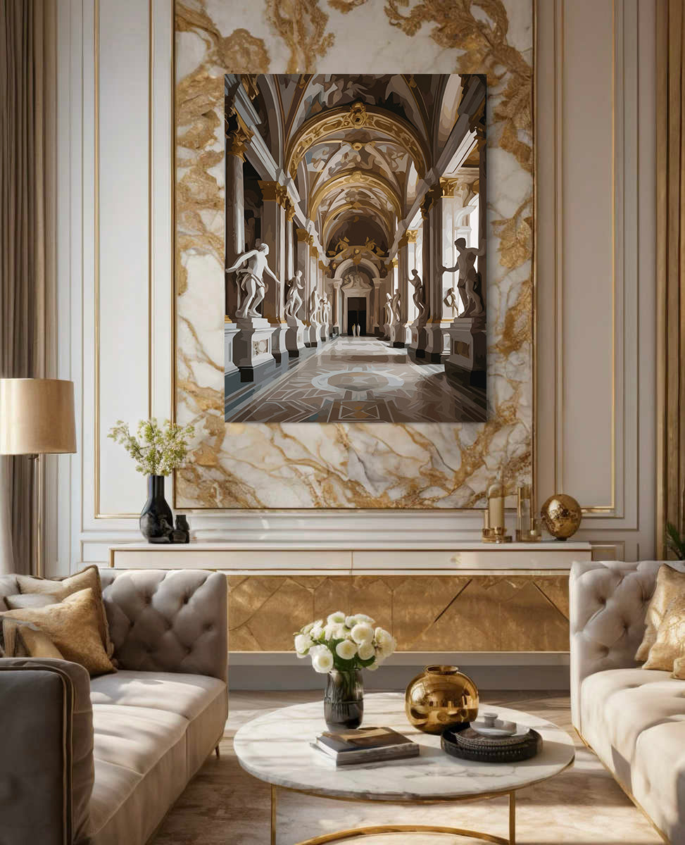 Set Pictură pe numere – Arhitectură În Stil Baroc 6363