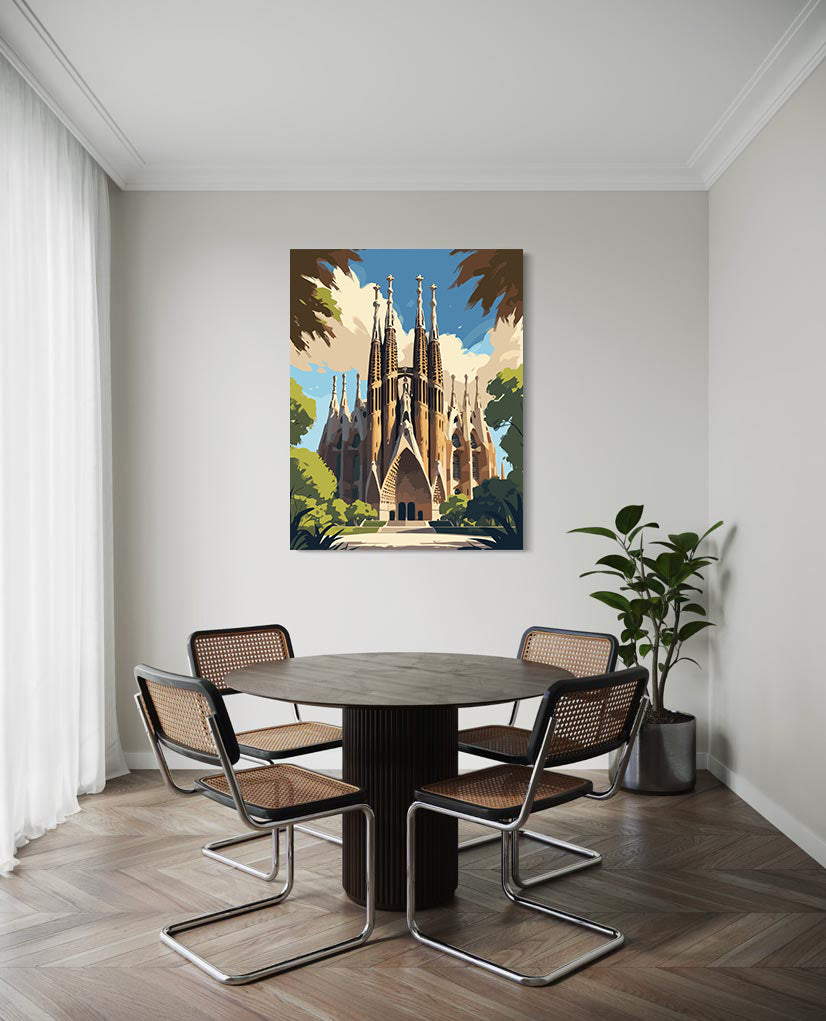 Set Pictură pe numere – Sagrada Familia 6364