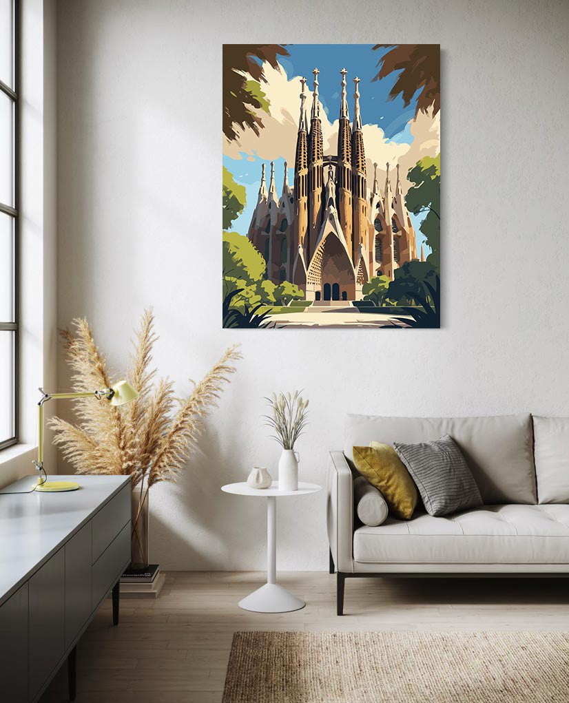 Set Pictură pe numere – Sagrada Familia 6364