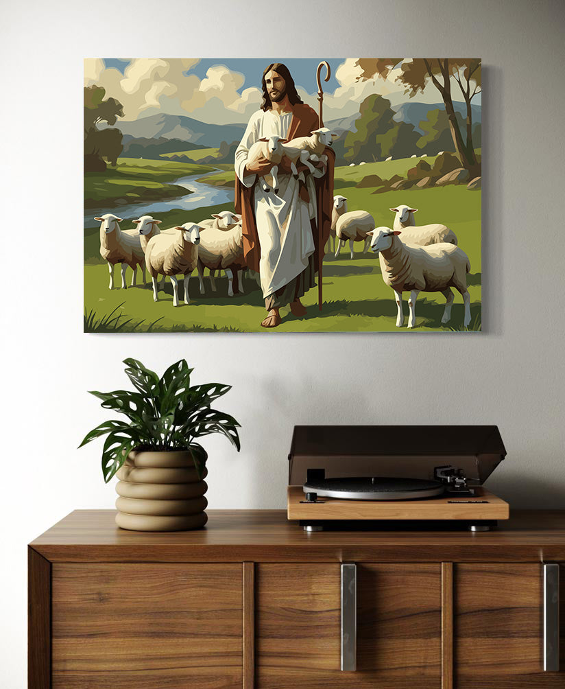 Set Pictură pe numere – Bunul Păstor 6366