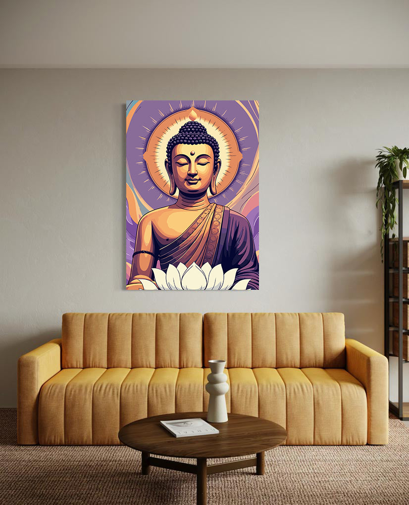 Set Pictură pe numere – Gautama Buddha 6376