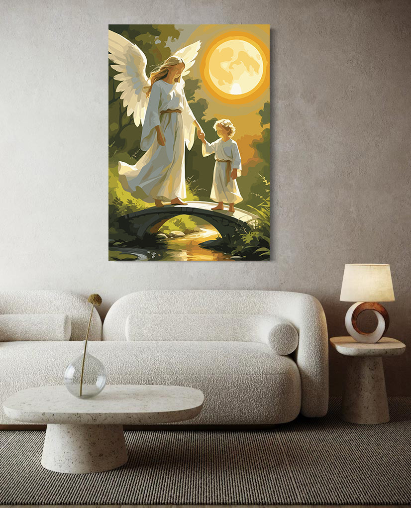 Set Pictură pe numere – Îngerul Păzitor 6396