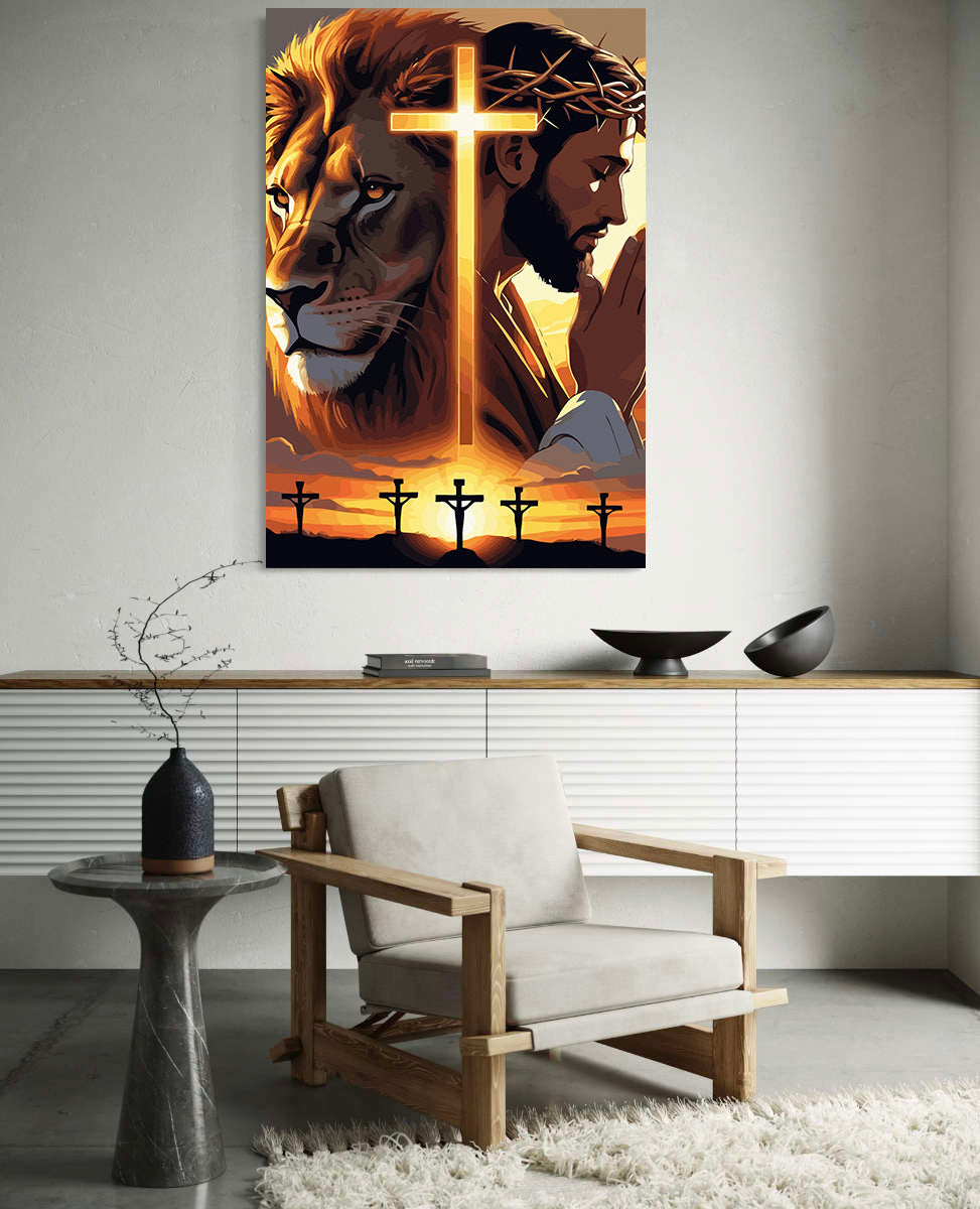 Set Pictură pe numere – Leul Din Seminția Lui Iuda 6408