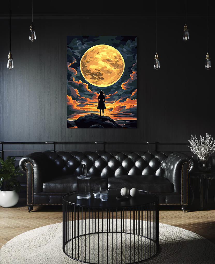 Set Pictură pe numere – De Vorbă Cu Lună 6424