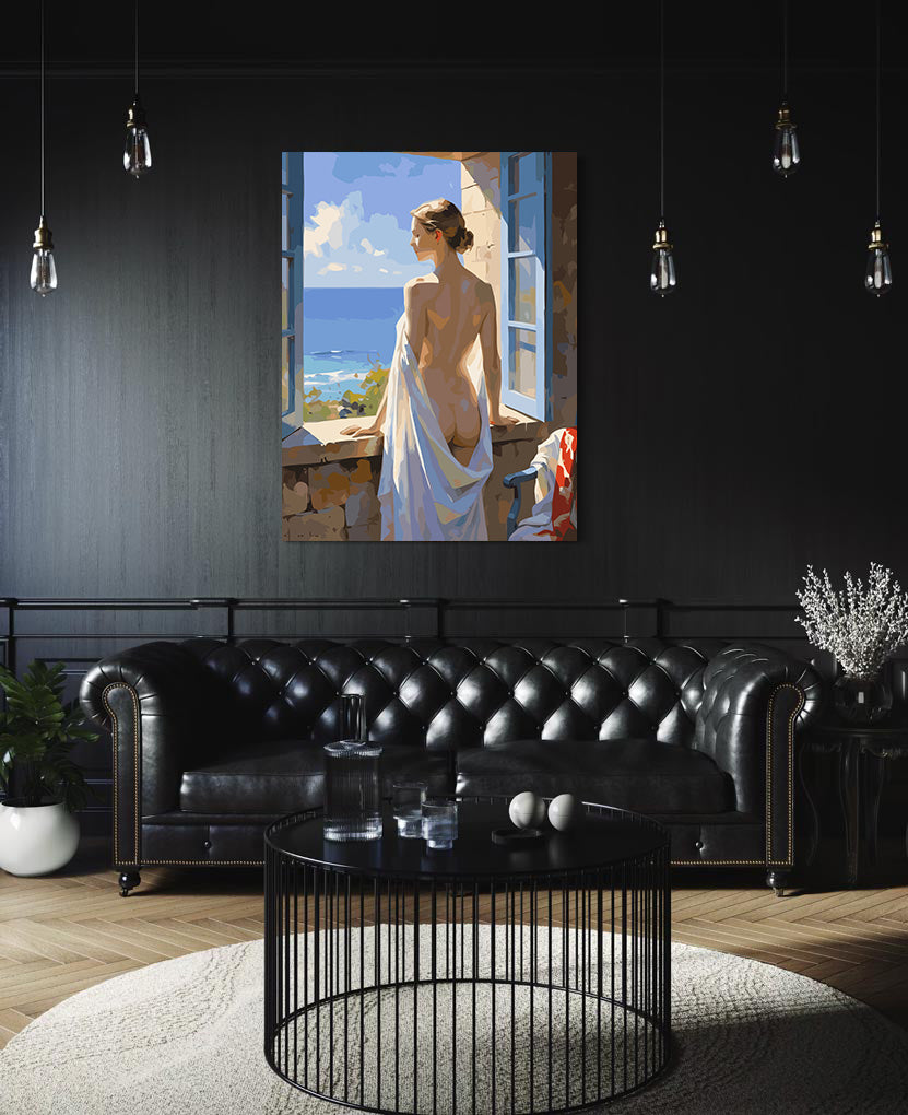 Set Pictură pe numere – Femeie Enigmatică 6439