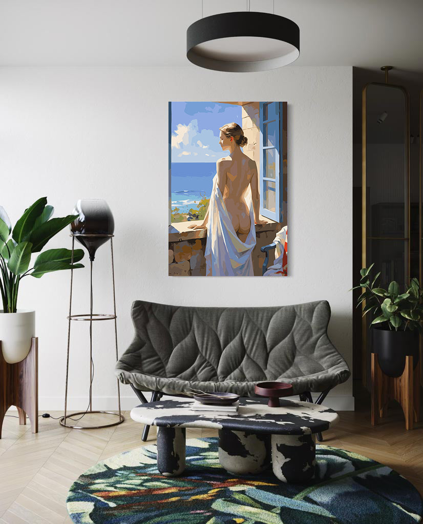 Set Pictură pe numere – Femeie Enigmatică 6439