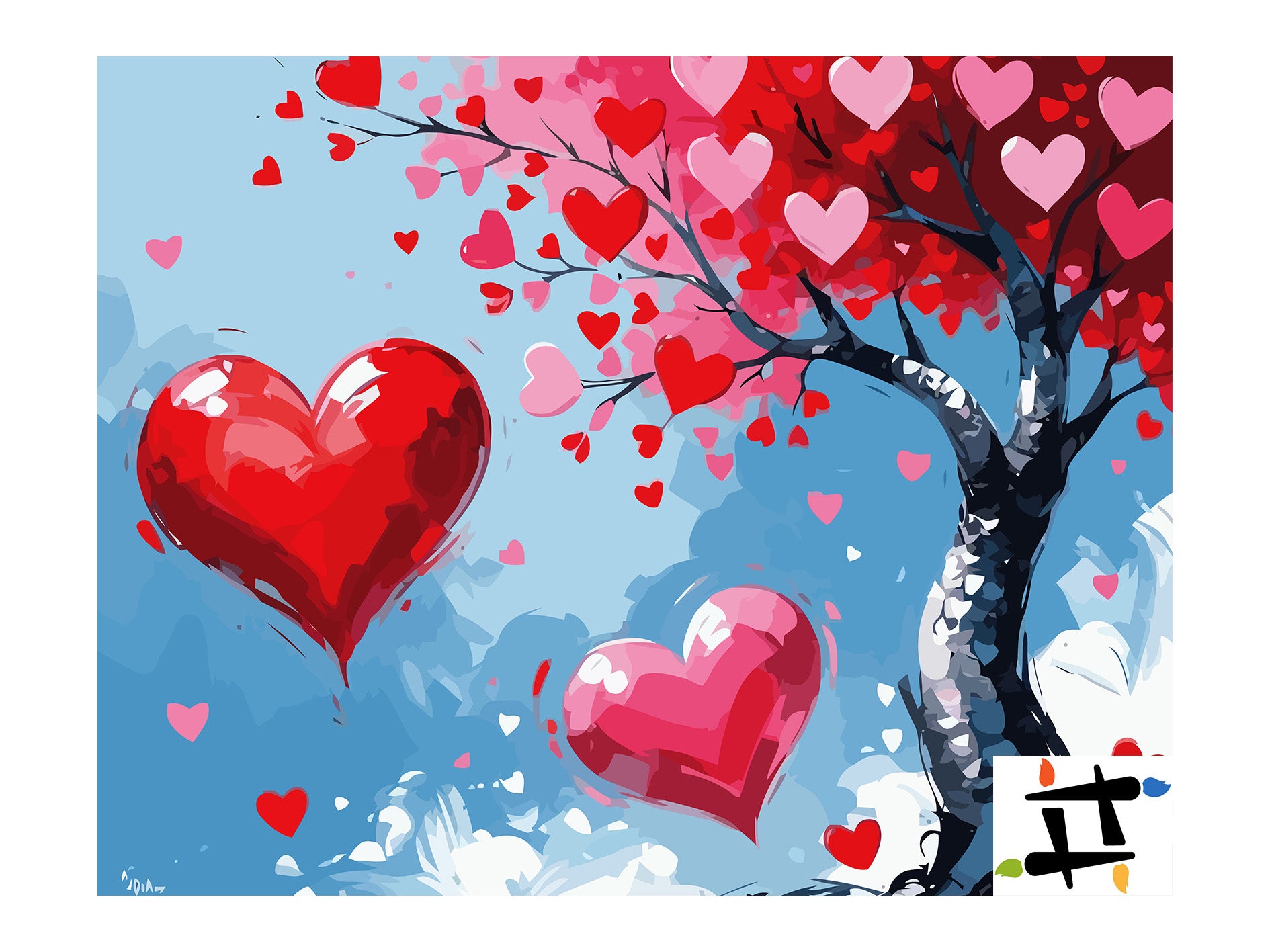 Set Pictură pe numere – Love Is In The Air 6443