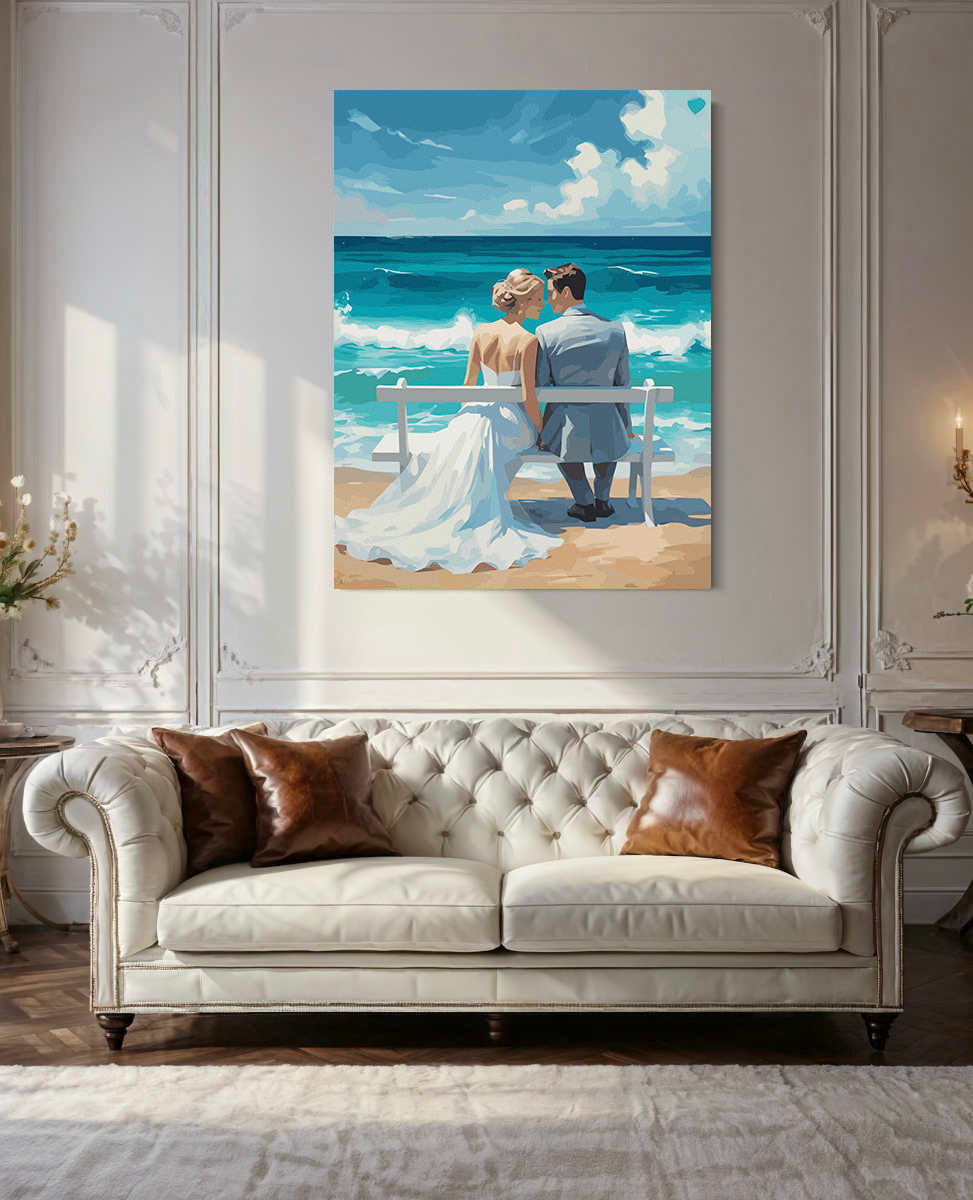 Set Pictură pe numere – Just Married 6449