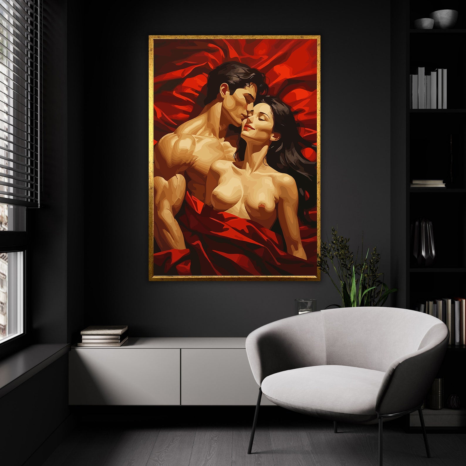 Set Pictură pe numere – Cuplu Sensual 6460