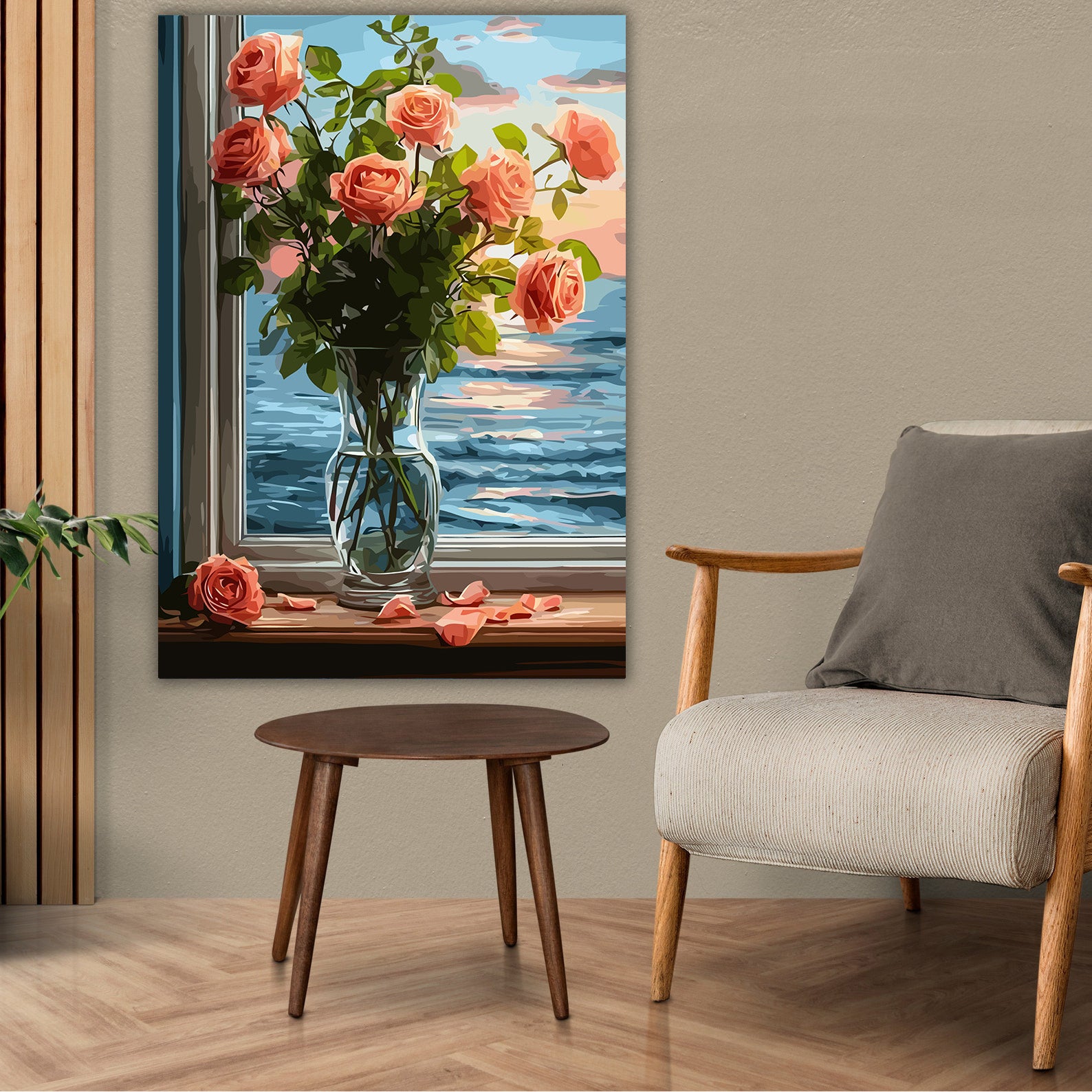 Pictura pe Numere – Apusul din fereastra 6627