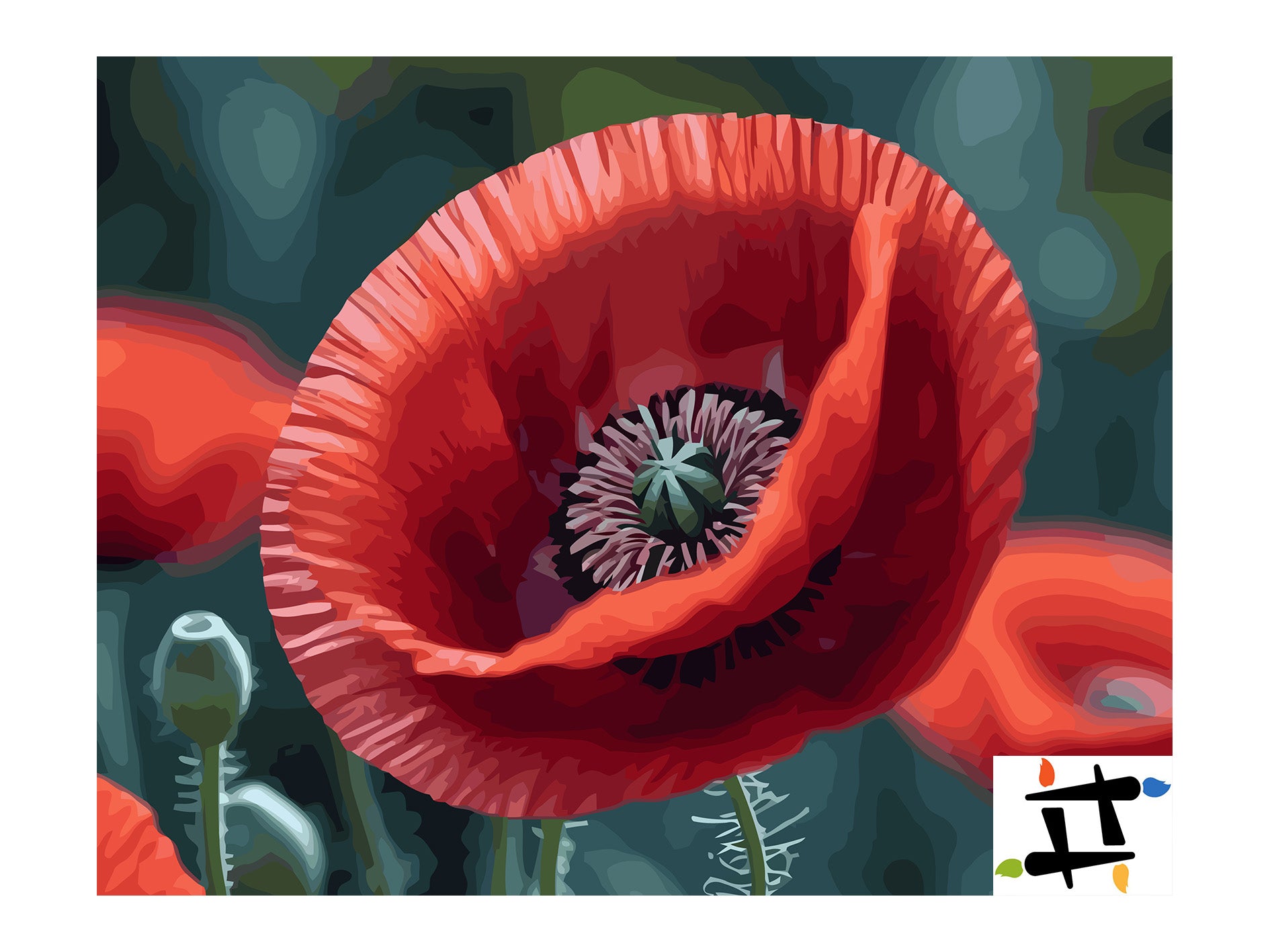 Pictura pe Numere – Inima de Carbune 6795