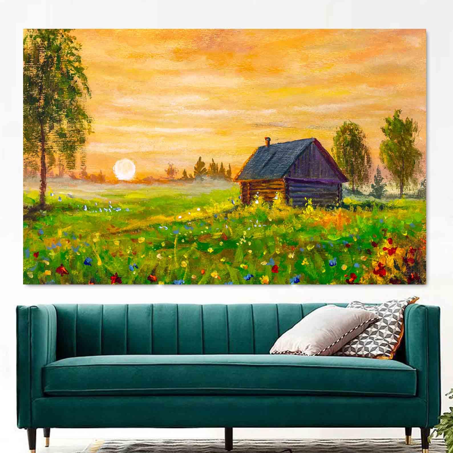 Tableau sur toile - Campagne