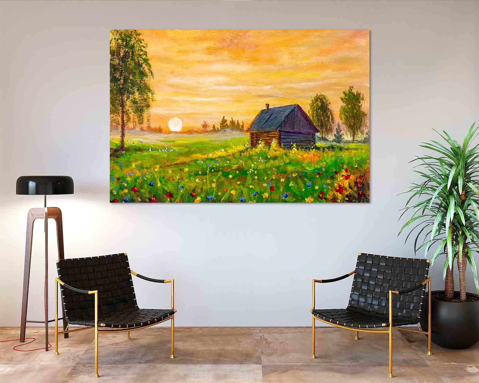 Tableau sur toile - Campagne