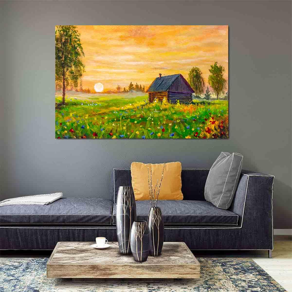 Tableau sur toile - Campagne