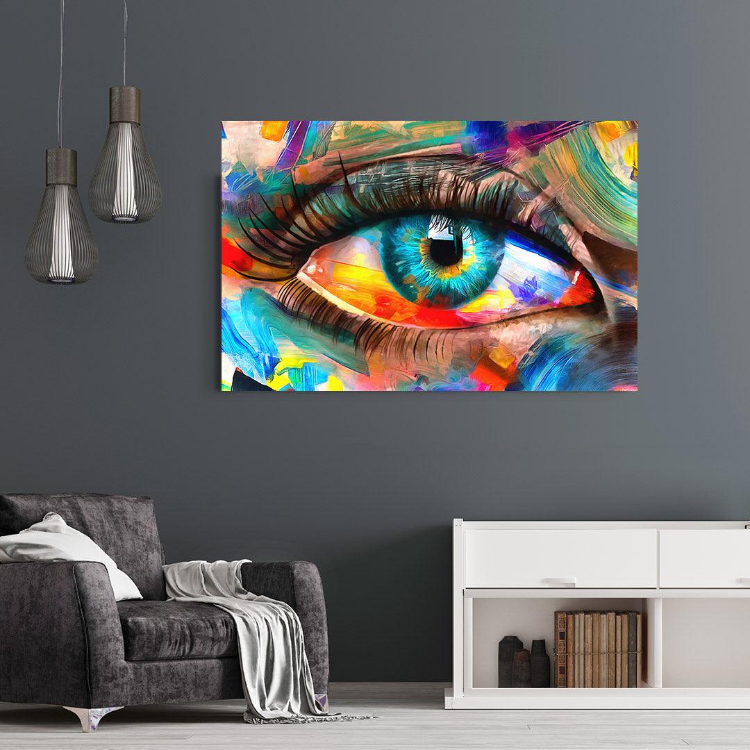 Tablou Canvas - Ochi colorat