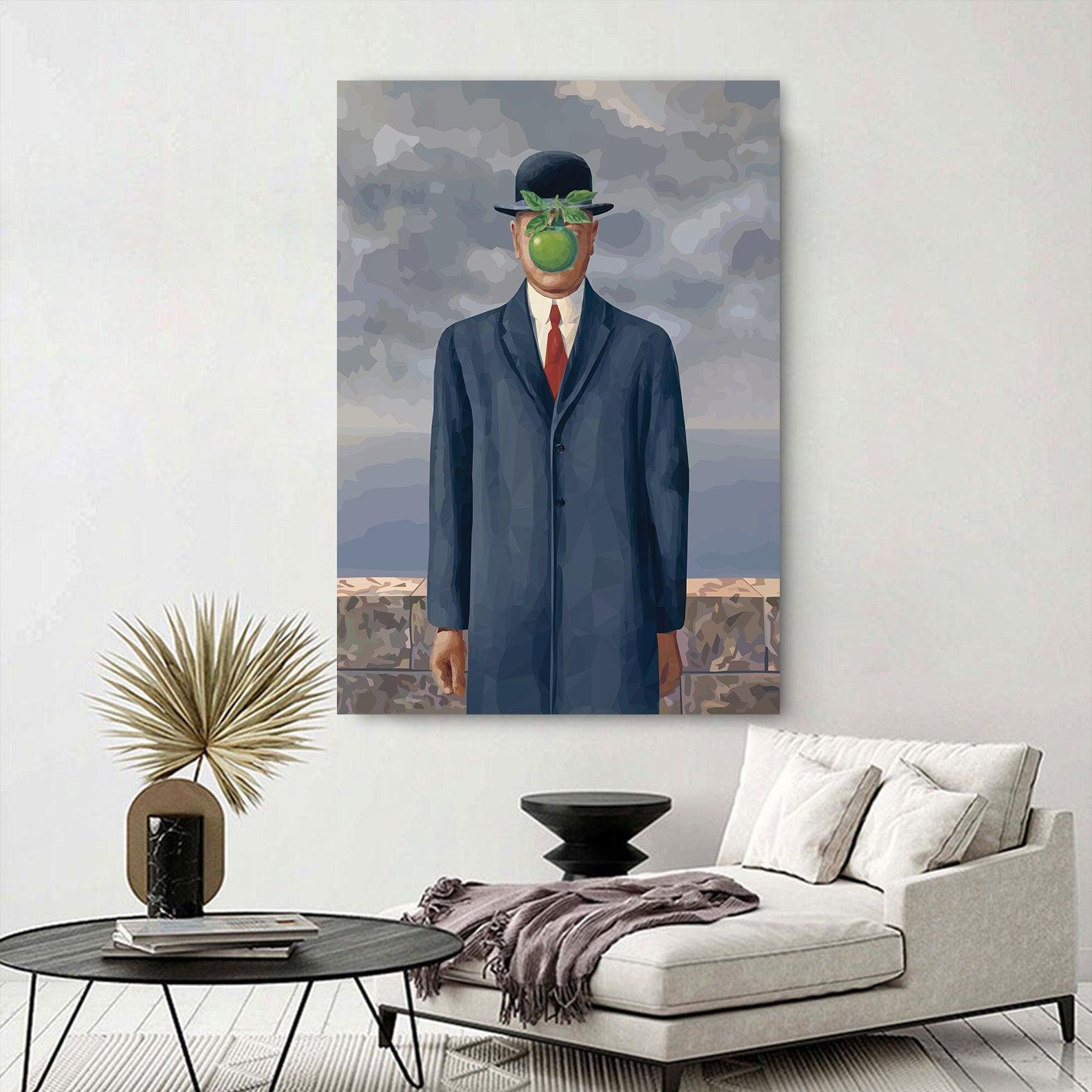 Tablou Canvas - Fiul Omului de Rene Magritte