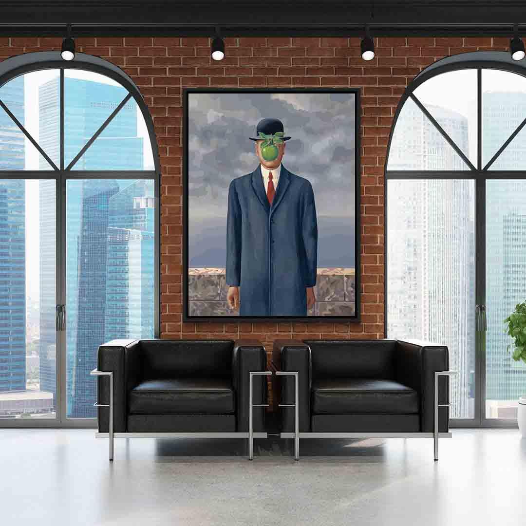 Tablou Canvas - Fiul Omului de Rene Magritte
