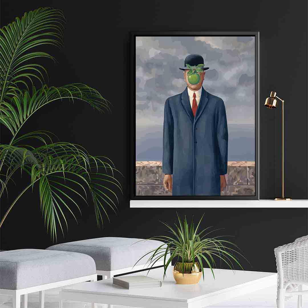 Tablou Canvas - Fiul Omului de Rene Magritte
