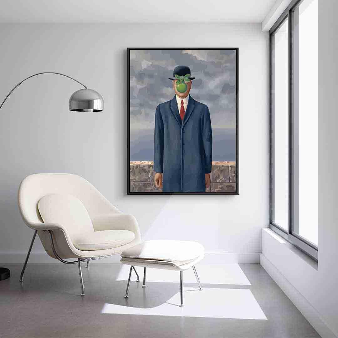 Tablou Canvas - Fiul Omului de Rene Magritte
