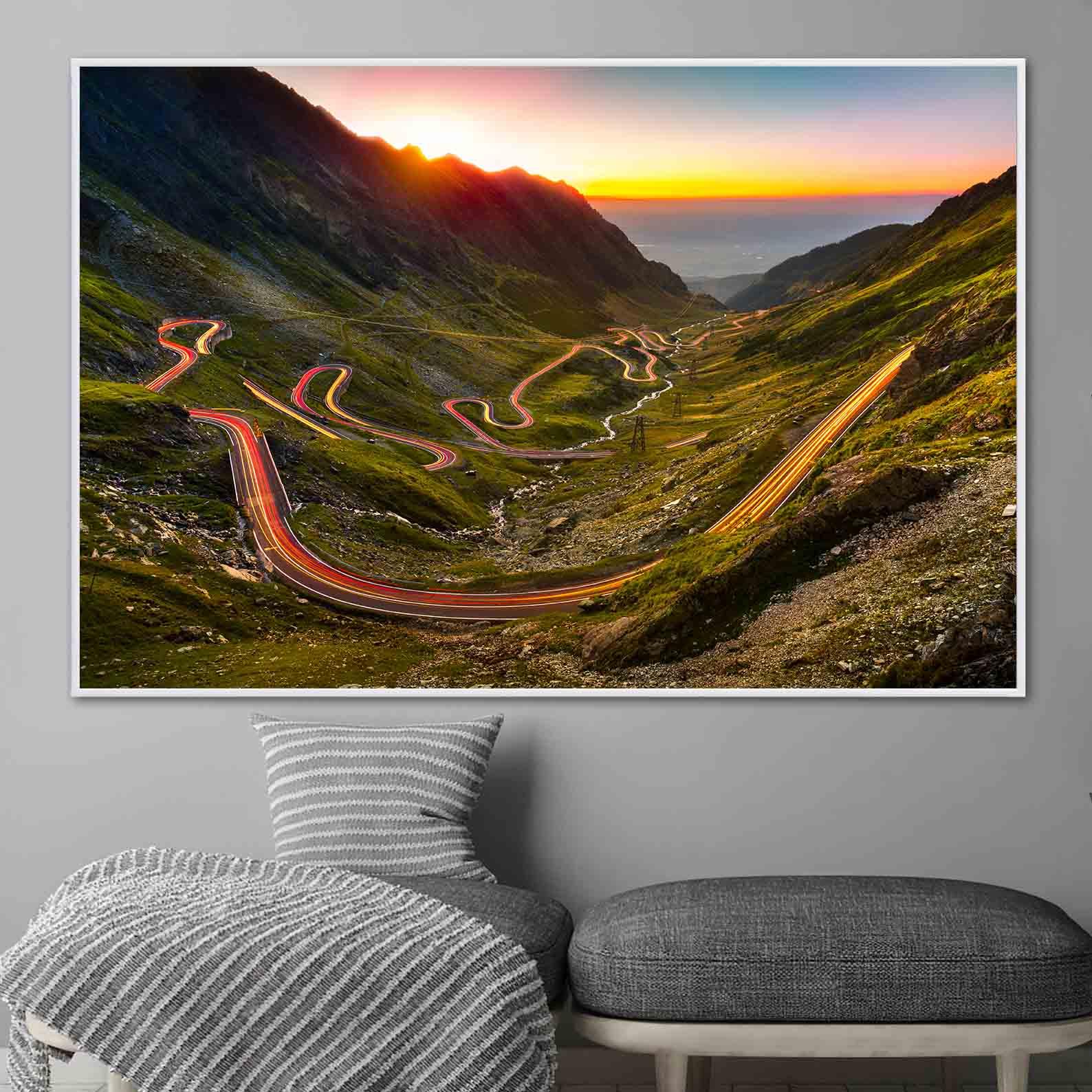 Peinture sur toile - Transfagarasan