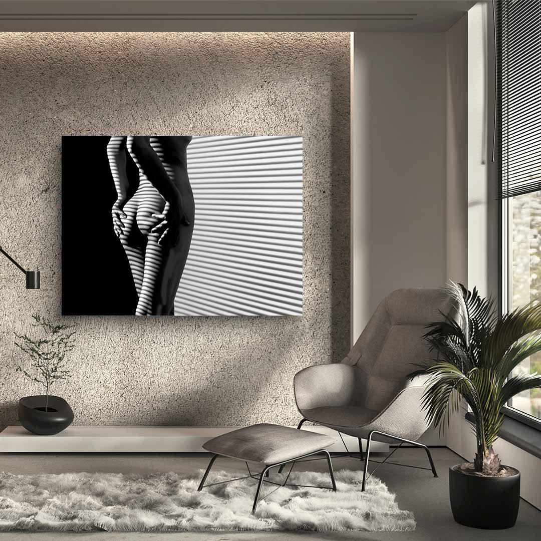 Peinture sur toile - Corps parfaitement nu