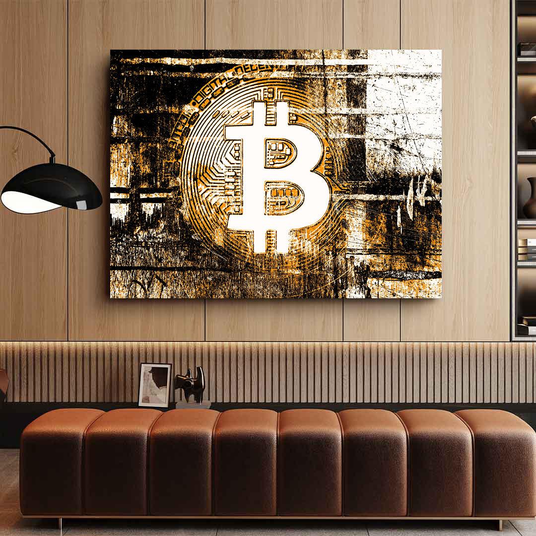 Tablou Canvas - Bitcoin