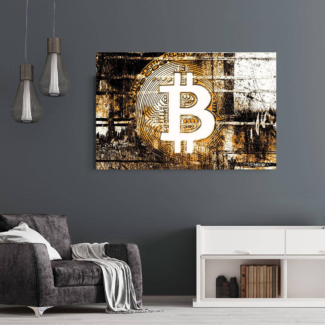 Tablou Canvas - Bitcoin