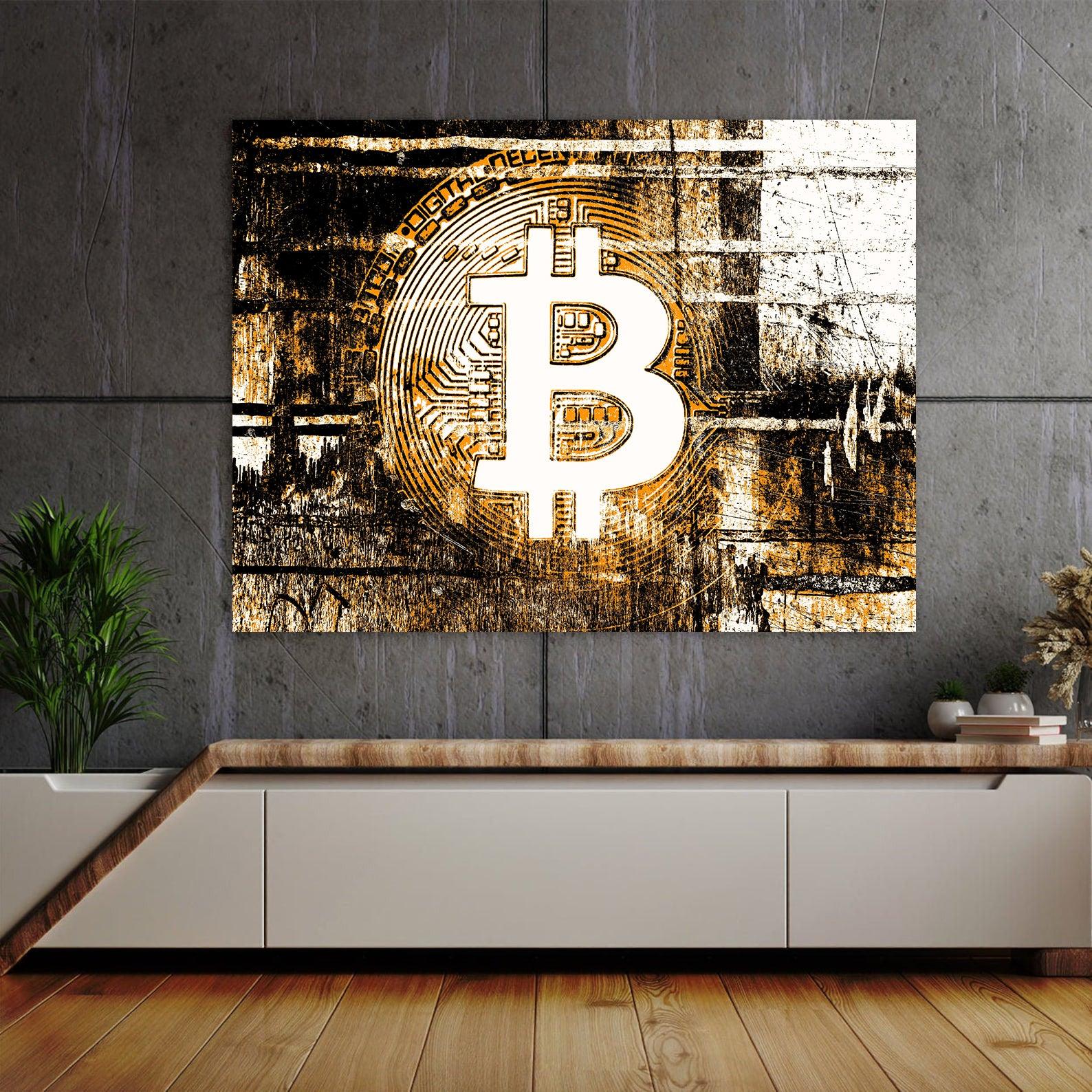Tablou Canvas - Bitcoin