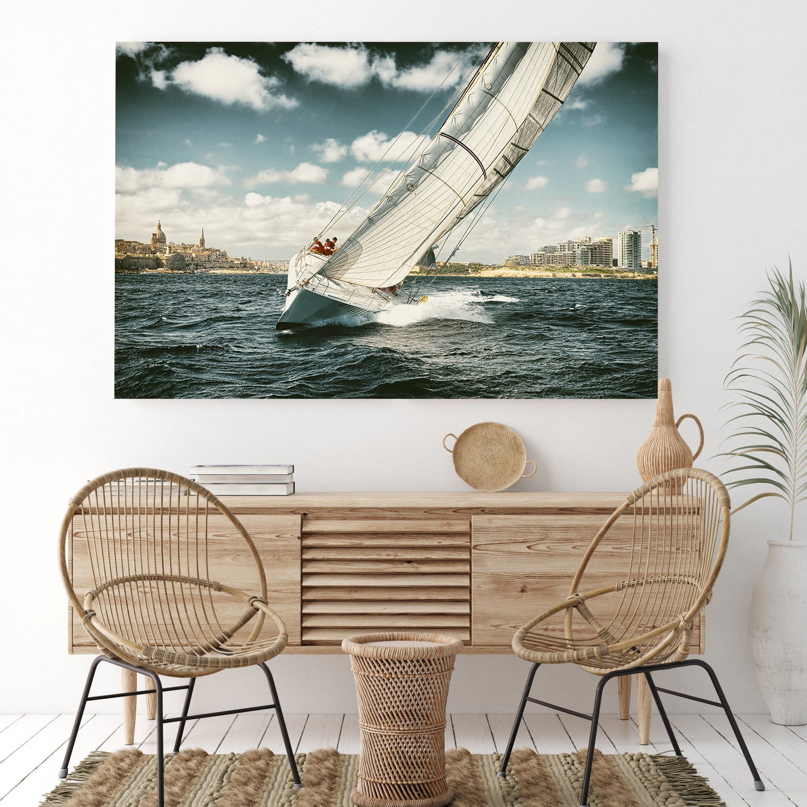 Tableau sur toile - Voilier