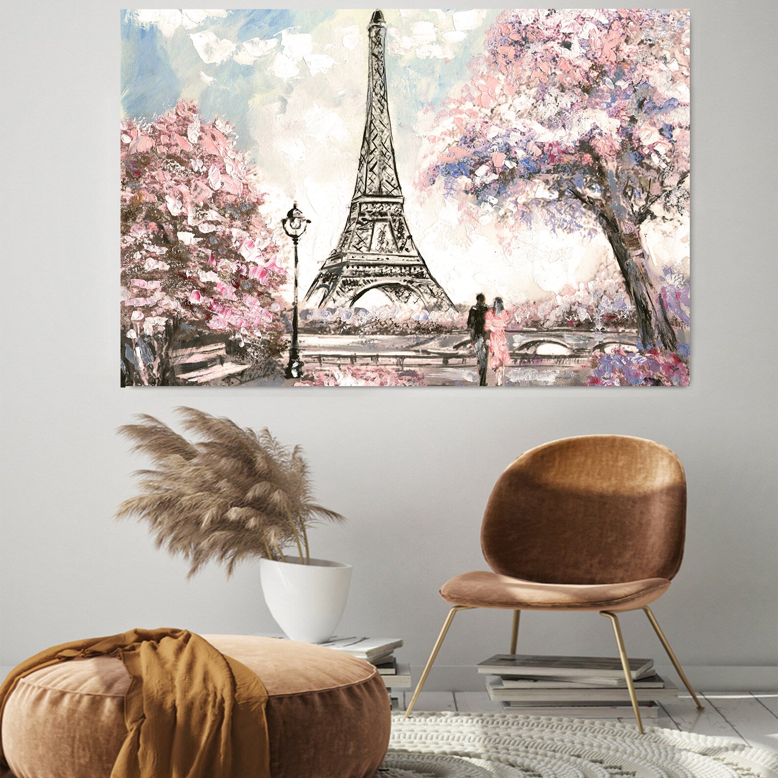 Tableau sur toile - L'amour à Paris