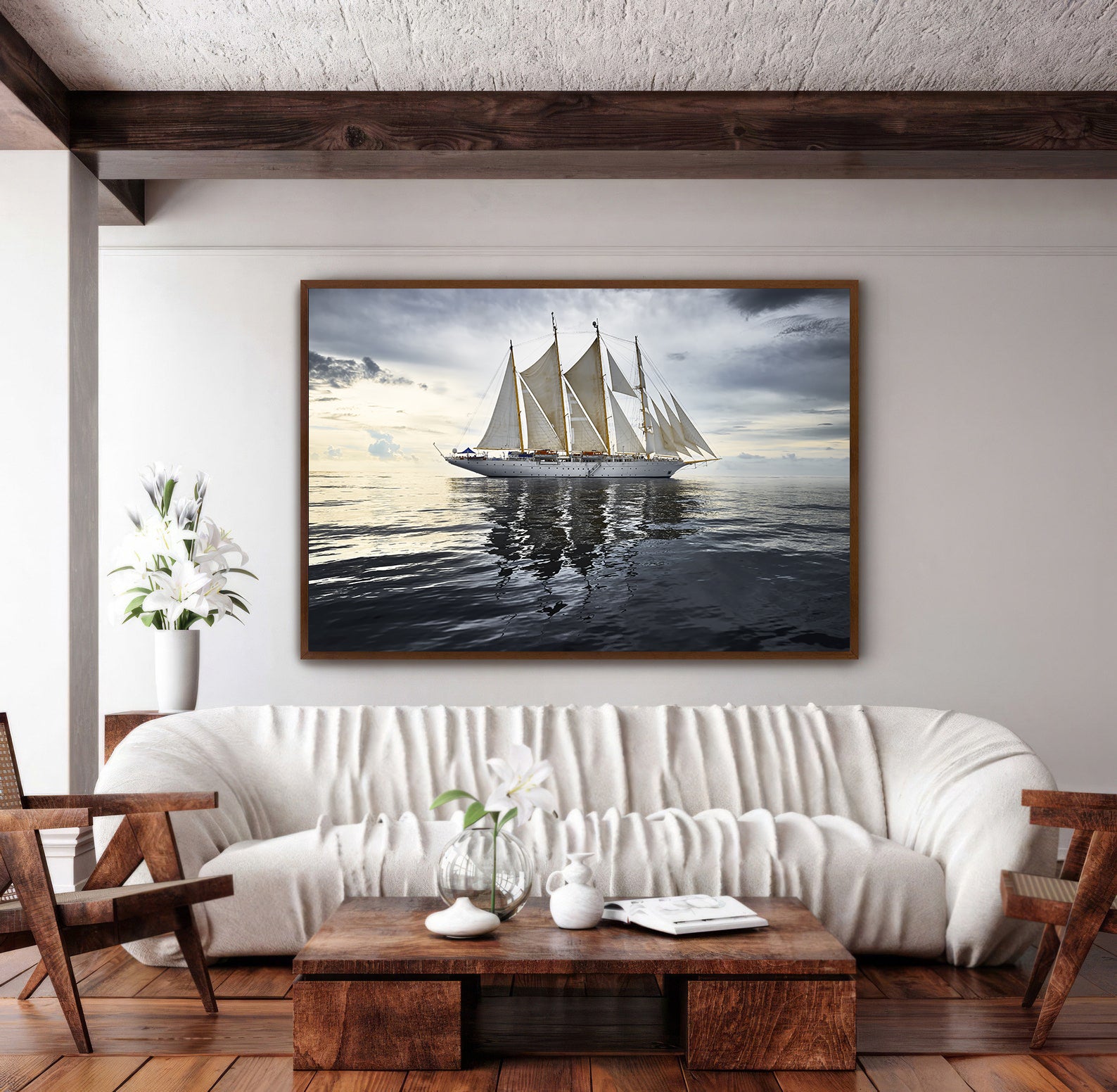 Tableau sur toile - Voilier