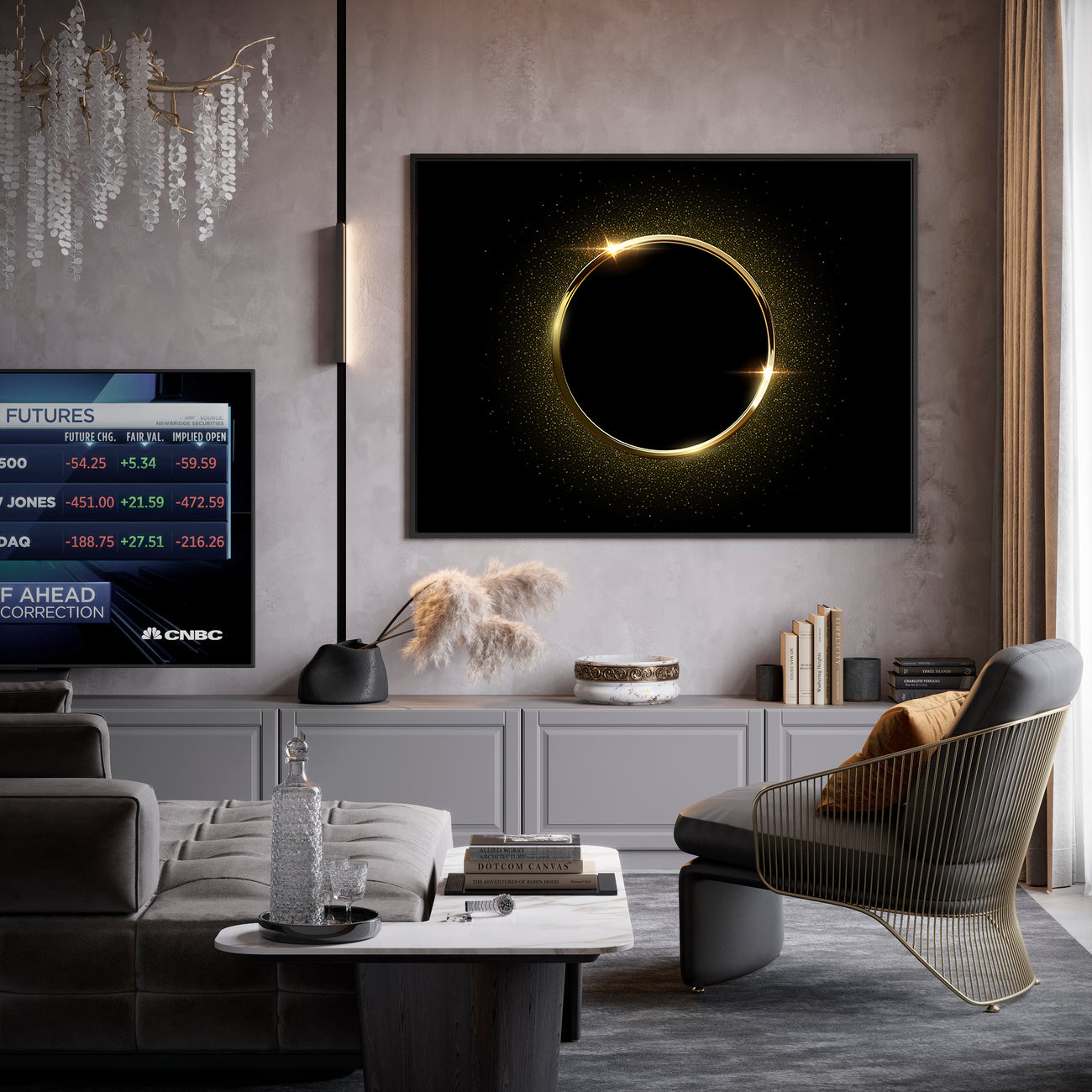Tableau sur toile - Anneau d'or
