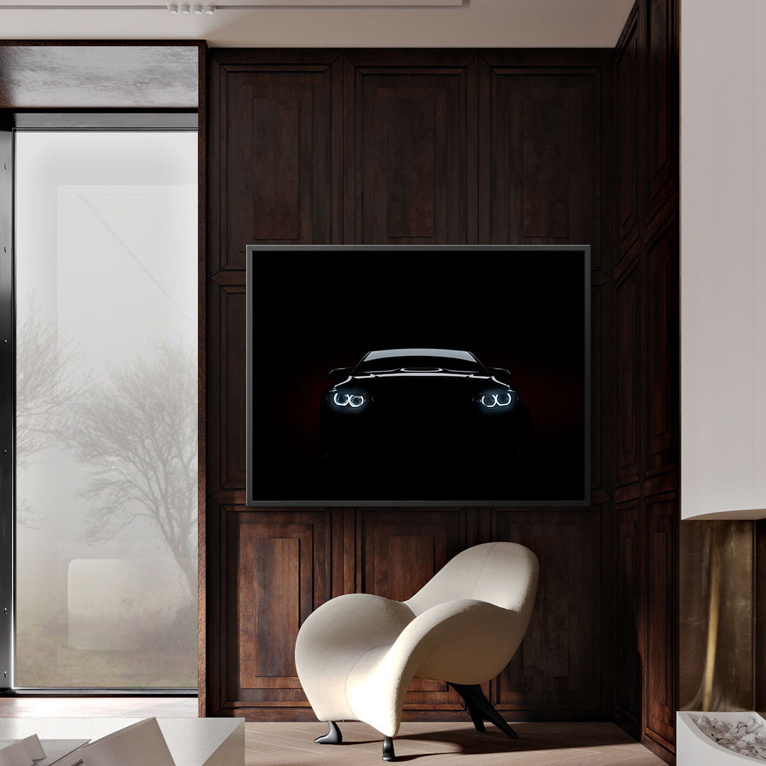 Peinture sur toile – BMW dans le noir