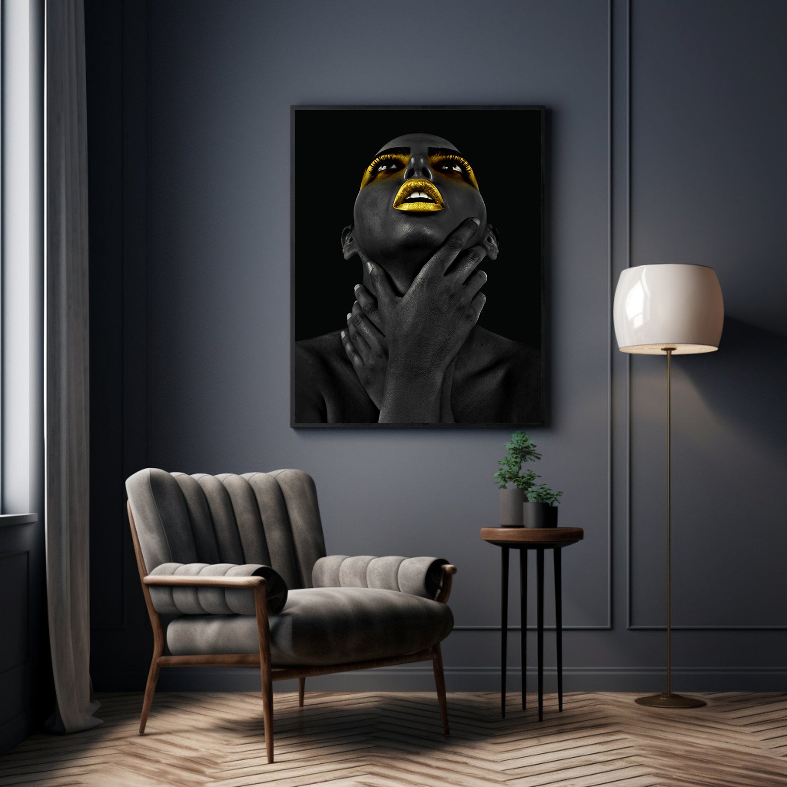 Tablou Canvas - Femeie Africana Portret