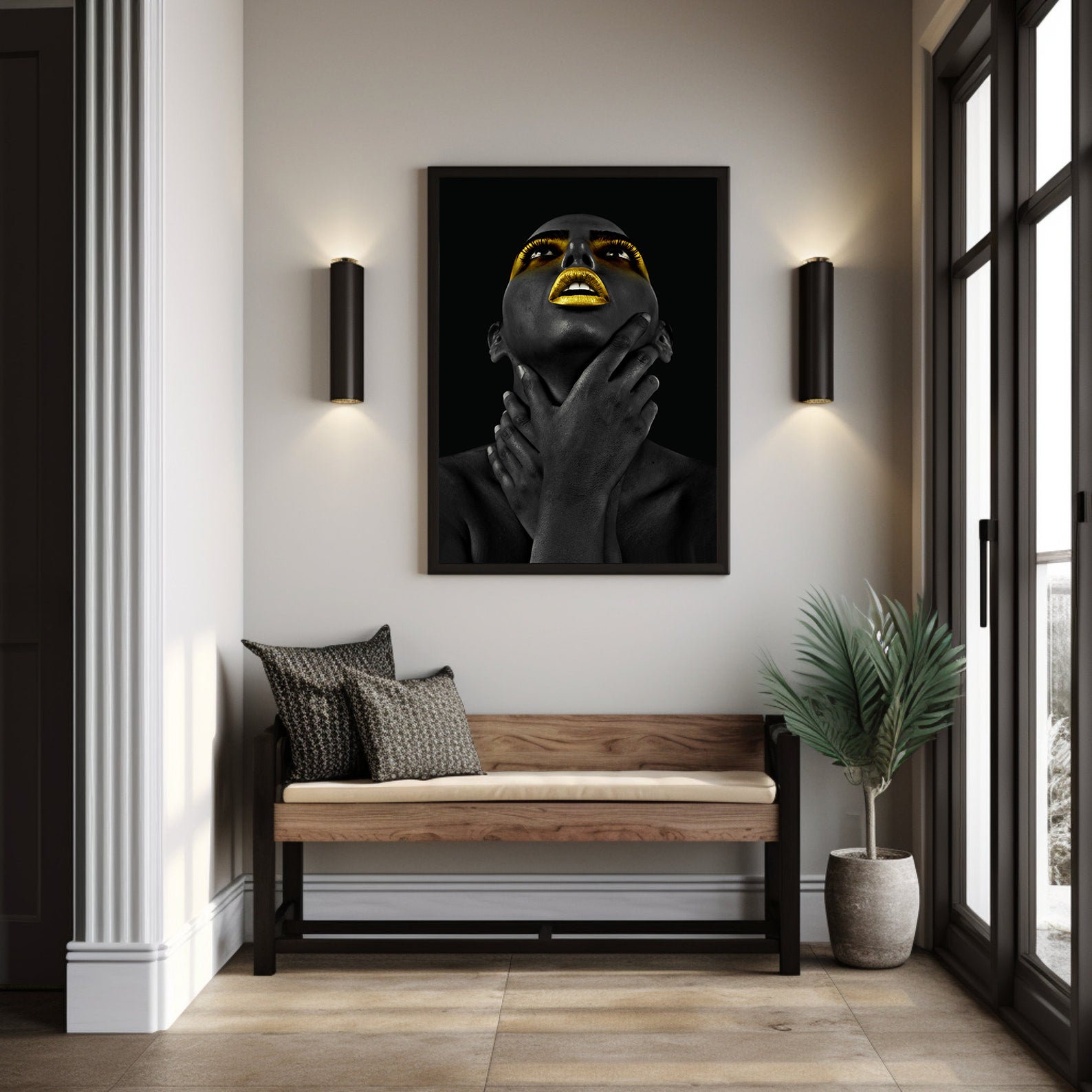 Tablou Canvas - Femeie Africana Portret