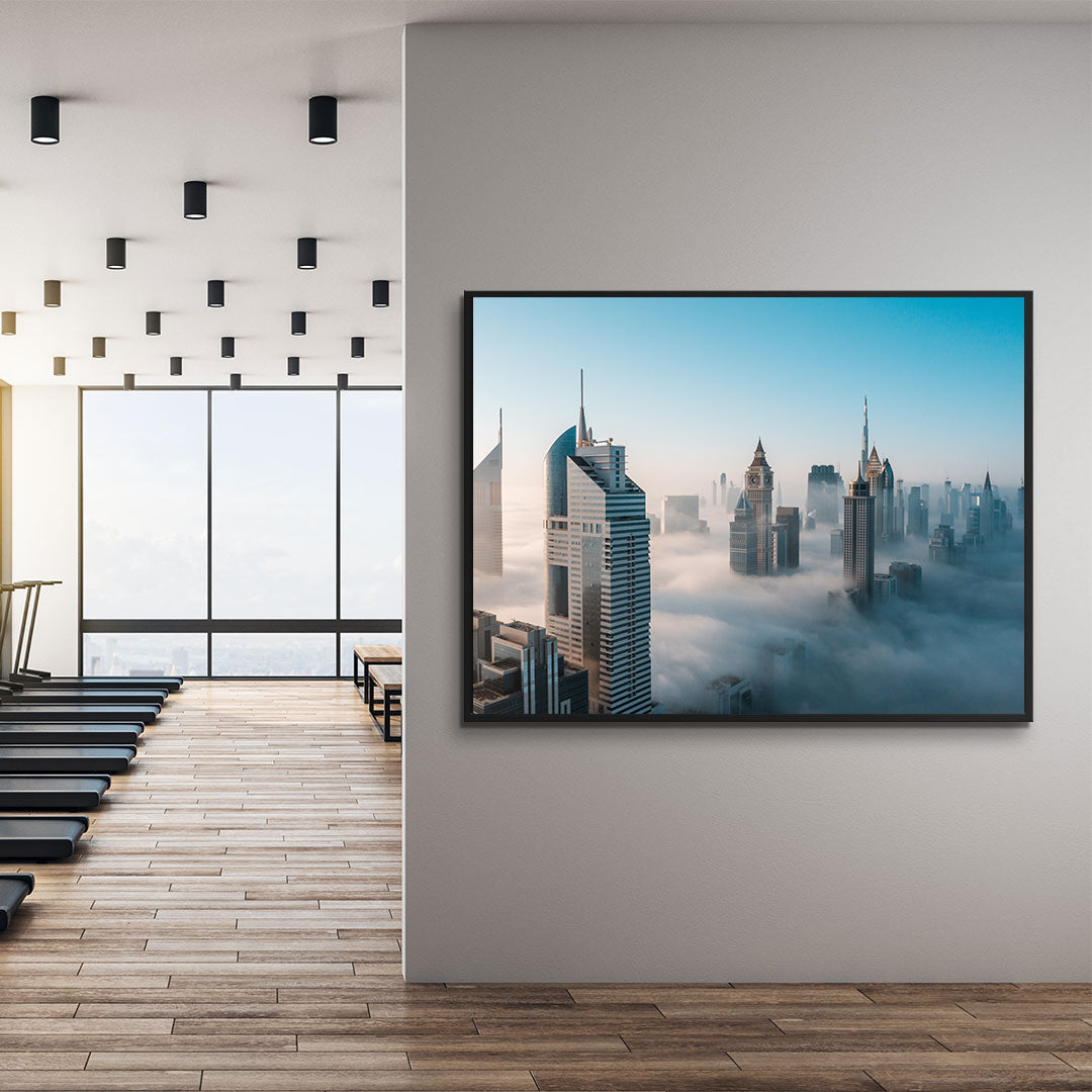 Peinture sur toile - Gratte-ciel